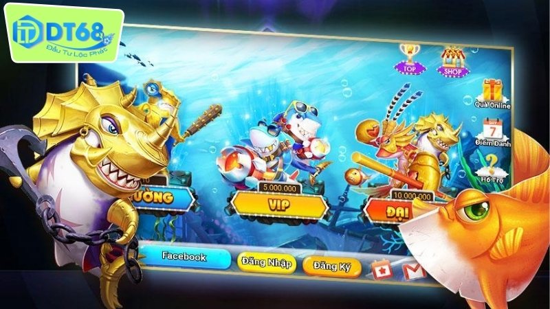 Hướng dẫn tải game bắn cá DT68 - Thế giới giải trí hấp dẫn 4 Ưu điểm khi chơi game bắn cá sau khi tải tại nhà cái DT68