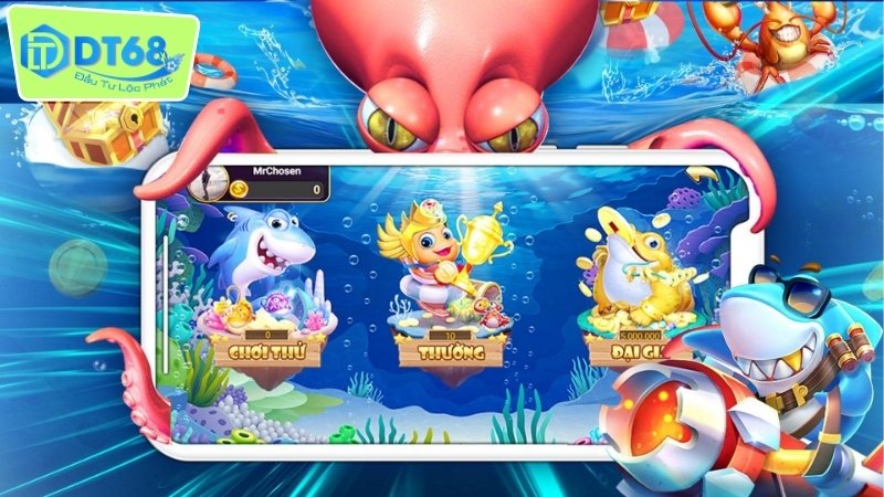 DT68 Game Bắn Cá Đổi Thưởng - Giải Trí Đỉnh Cao Tại Nhà Cái 4 Các cấp độ và phần thưởng trong DT68 game bắn cá đổi thưởng